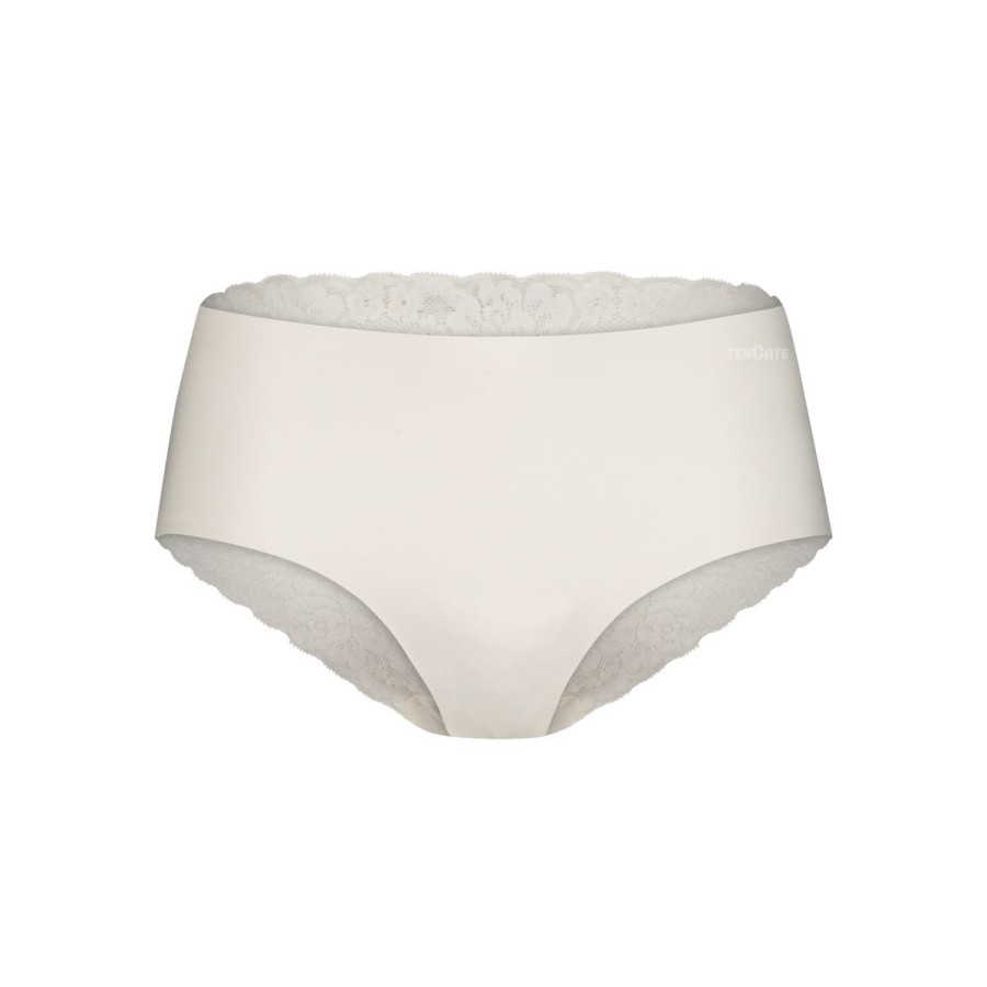 Dames Tencate Dames Slips | Hipster Met Kant Off White