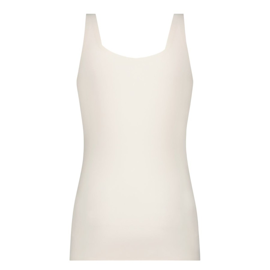 Dames Tencate Dames Tops | Singlet 2-Way Off White