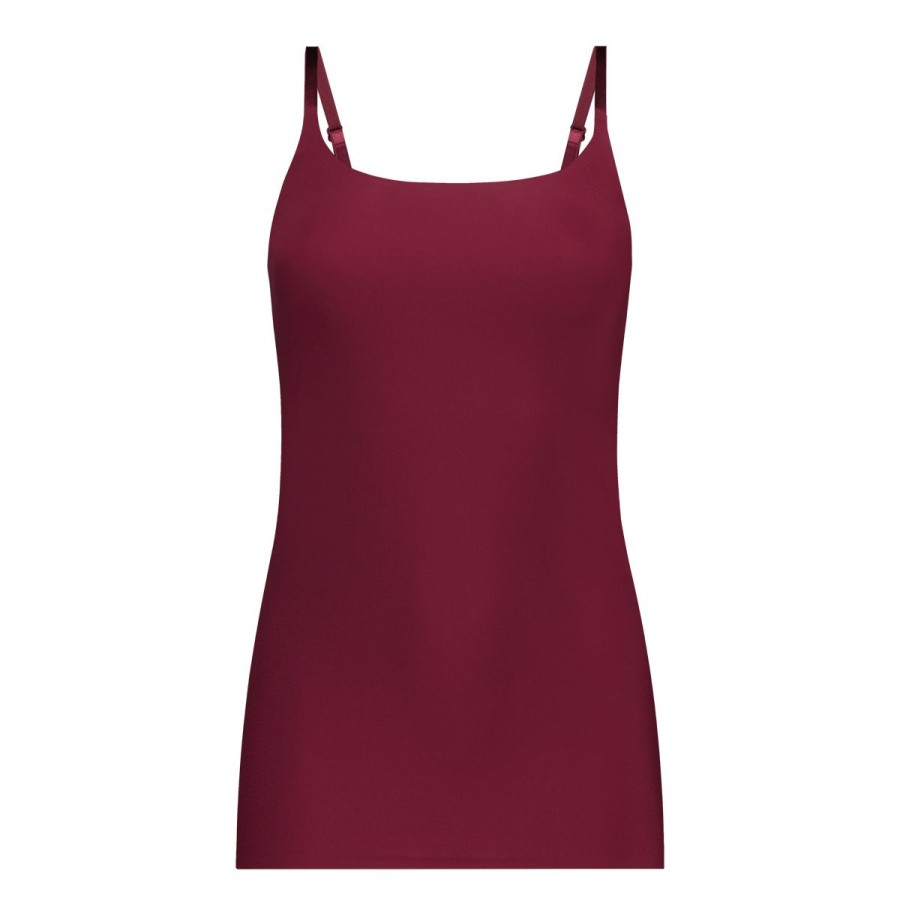 Dames Tencate Dames Tops | Spaghetti Top Beet Red