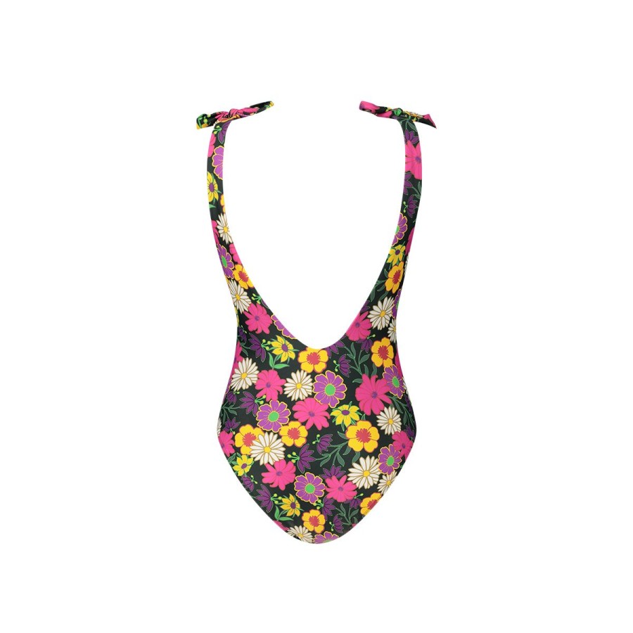 Dames Tencate Badpakken | Bow Swimsuit Funky Flowers