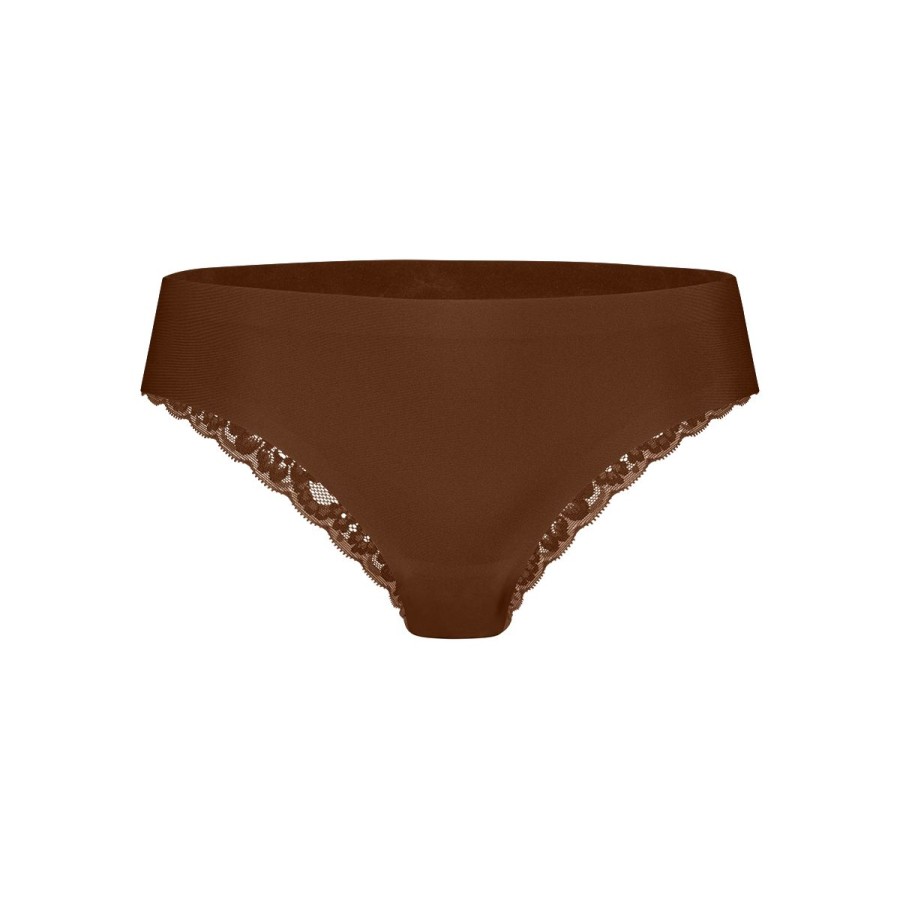 Dames Tencate Dames Slips | Brazilian Met Kant Coconut