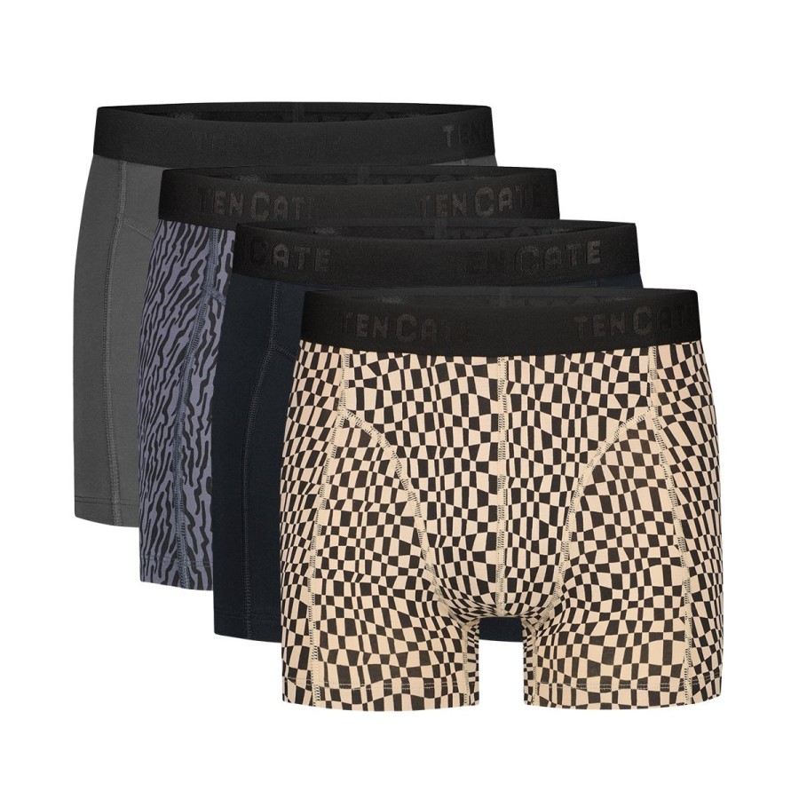 Heren Tencate Heren Onderbroeken | Shorts Black Grey Pack