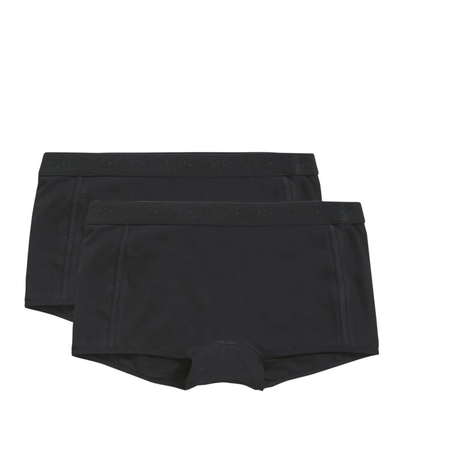 Kinderen Tencate Meisjes Onderbroeken | Shorts Zwart 2 Pack