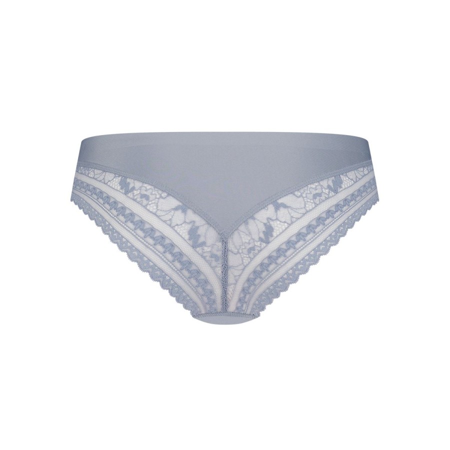 Dames Tencate Dames Slips | Brazilian Met Kant Dove Blue