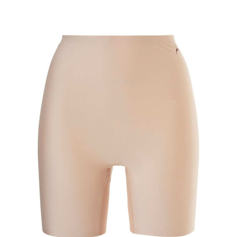 Dames Tencate Dames Slips | High Waist Long Shorts Huidskleur