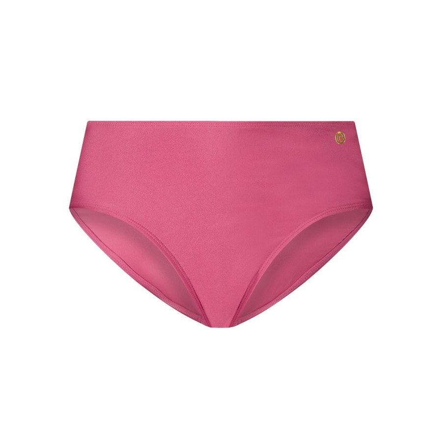 Dames Tencate Bikini'S | Mid Waist Bikini Bottom Summer Pink