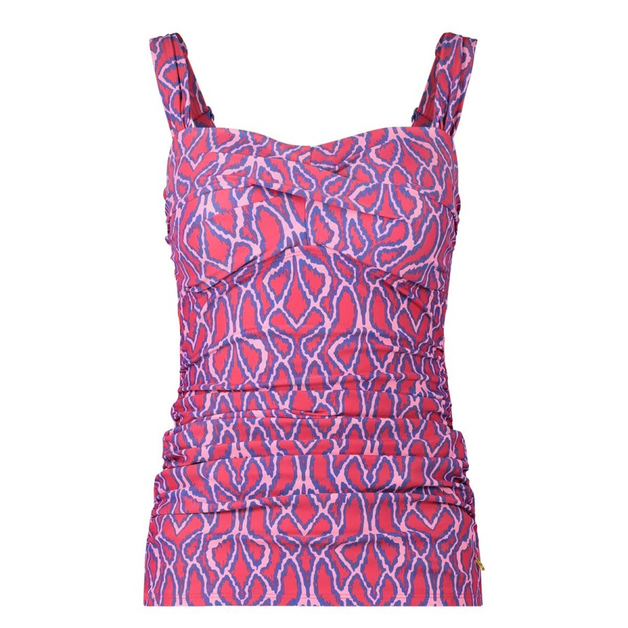 Dames Tencate Tankini'S | Twisted Bikini Top Ikat