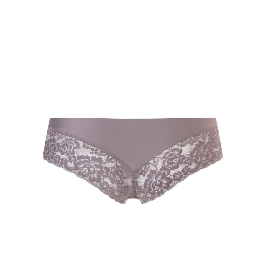 Dames Tencate Dames Slips | Brazilian Met Kant Taupe