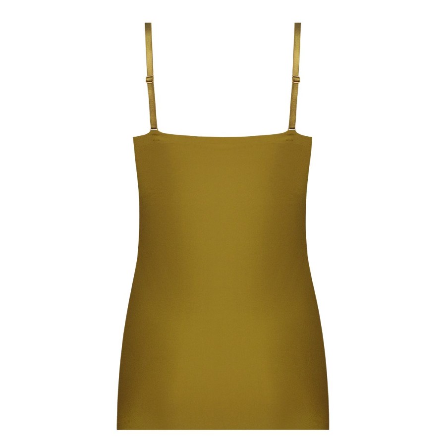 Dames Tencate Dames Tops | Spaghetti Top Gold