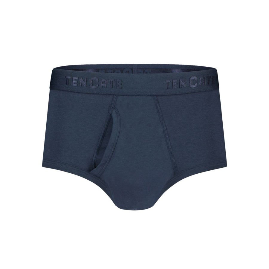 Heren Tencate Heren Onderbroeken | Slip Met Gulp Navy 2 Pack