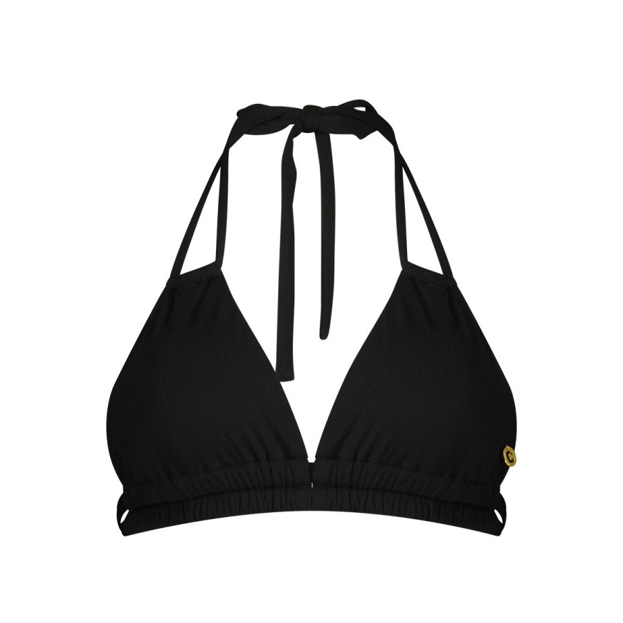 Dames Tencate Bikini'S | Slide Triangle Bikini Top Black Rib