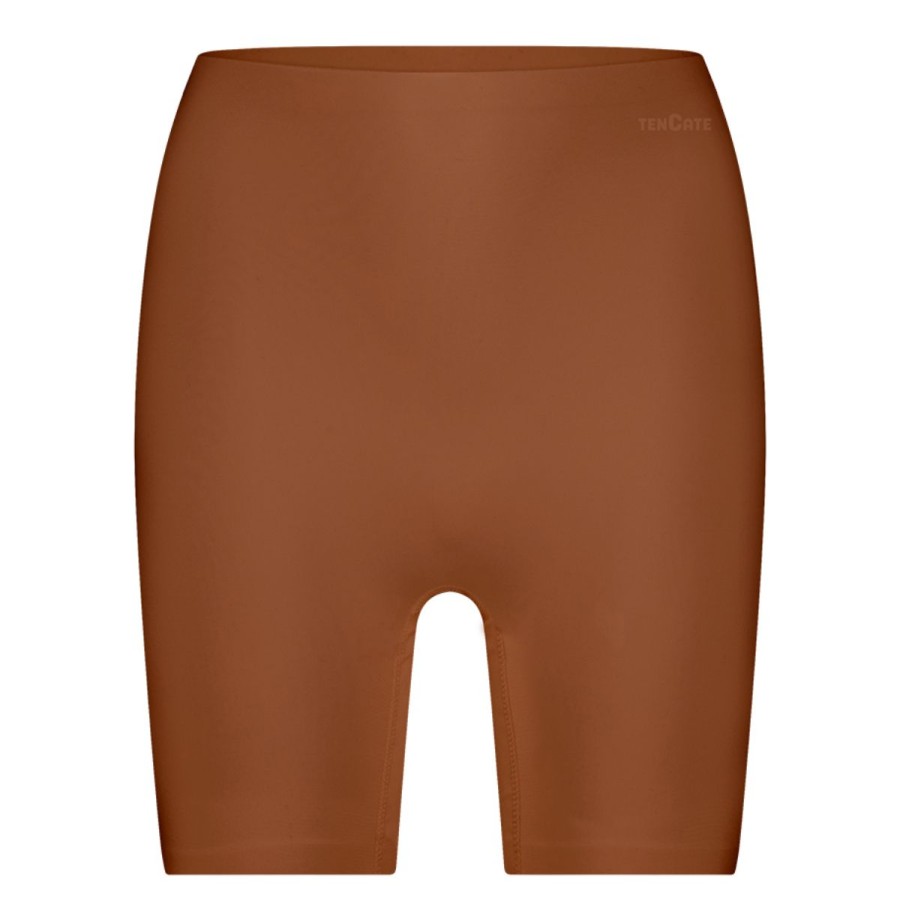 Dames Tencate Dames Slips | High Waist Long Shorts Pecan