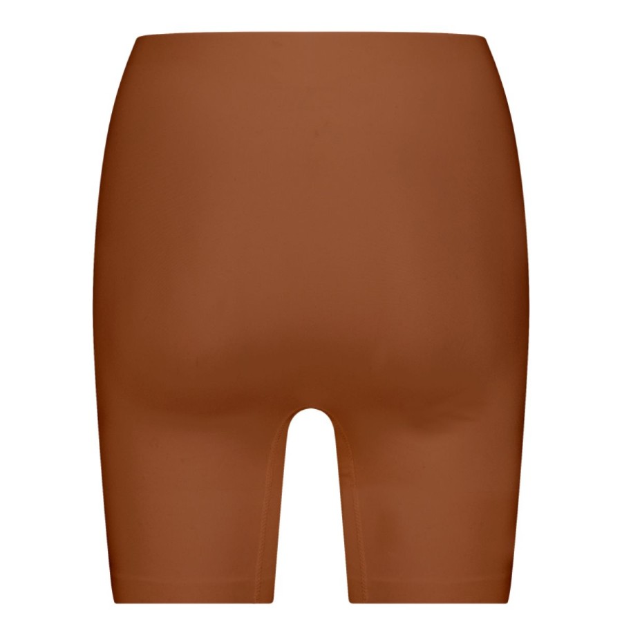 Dames Tencate Dames Slips | High Waist Long Shorts Pecan