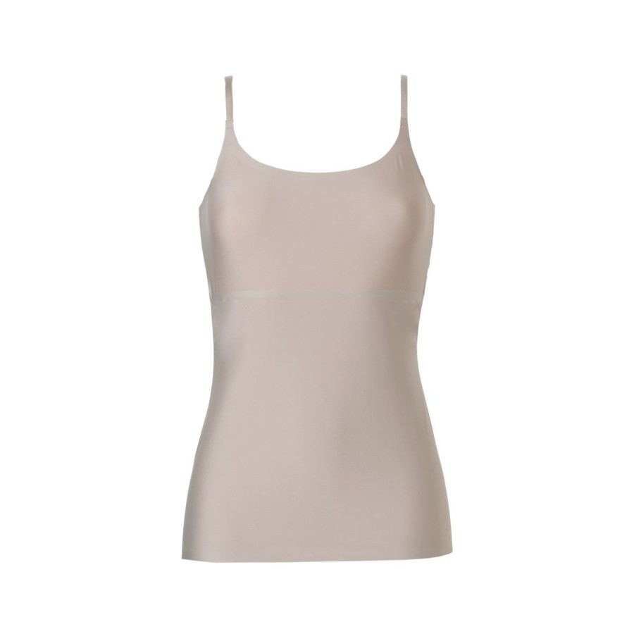 Dames Tencate Dames Tops | Spaghetti Top Shape Beige