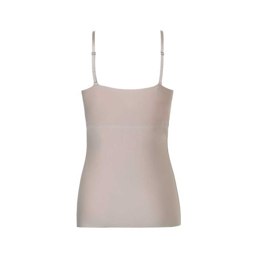 Dames Tencate Dames Tops | Spaghetti Top Shape Beige