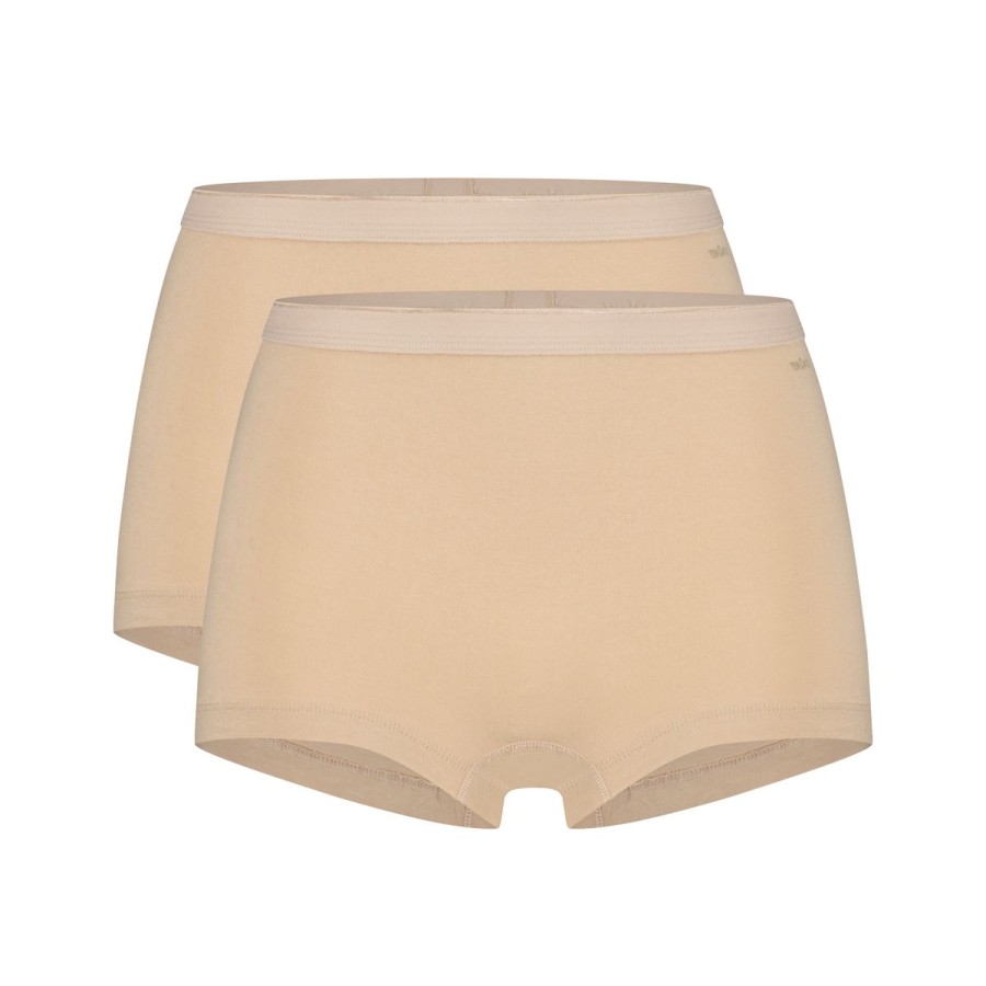 Dames Tencate Dames Slips | Shorts Beige 2 Pack