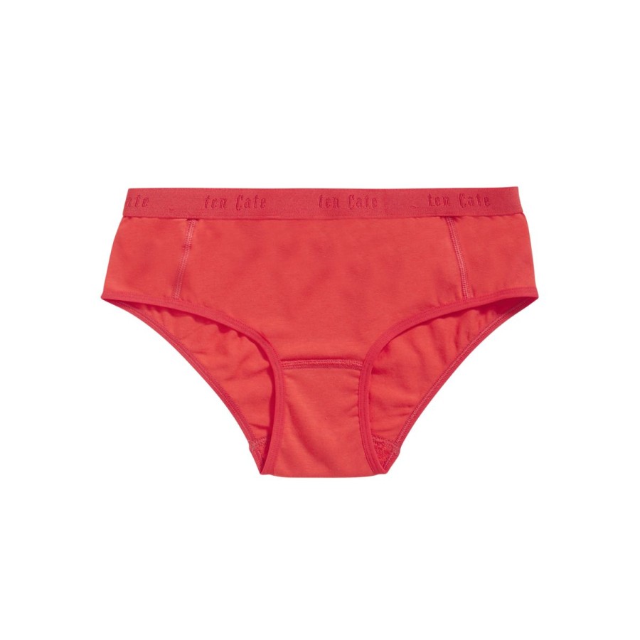 Kinderen Tencate Meisjes Slips | Hipster Rood 2 Pack