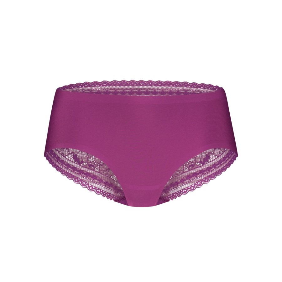 Dames Tencate Dames Slips | Hipster Met Kant Purple